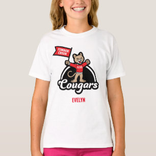 T-shirt de la mascotte élémentaire Cougar de Timbe