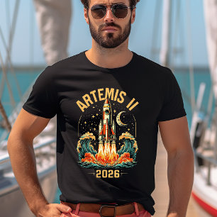 T-Shirt de la mission Artemis II NASA pour la Lune
