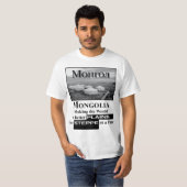 T-shirt de la Mongolie (Devant entier)