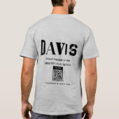 T-shirt de la nation Greater Davis (Dos)
