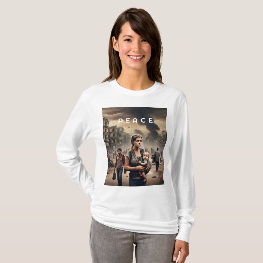 T-shirt de la paix (Devant entier)