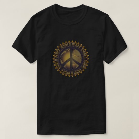 T-shirt de la paix mondiale (Design devant)