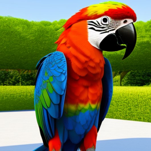 T-shirt de la perroquet macaw