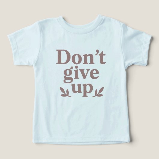 T-shirt de la persévérance de la gliterie (Design Recto)