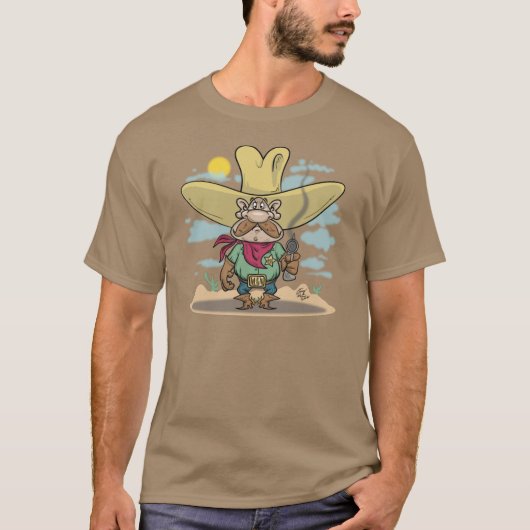 T-shirt de la petite cowboy (Devant)