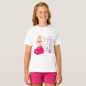 T-shirt de la petite princesse (Devant entier)