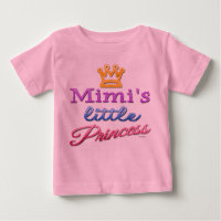 T-shirt de la petite princesse de Mimi