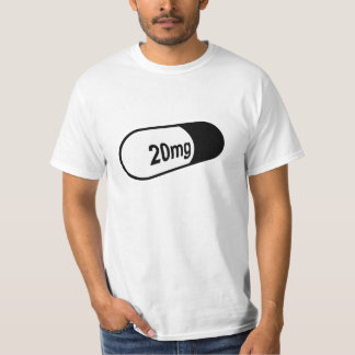 T-shirt de la pilule 20mg