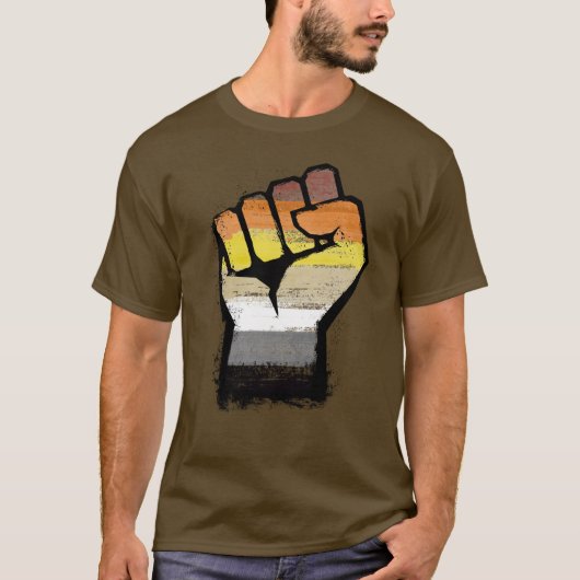 T-shirt de la poitrine de l'ours (Devant)