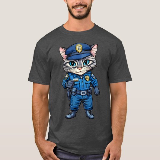 T-shirt de la police (Devant)
