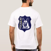 T-shirt de la police K9 (Dos)