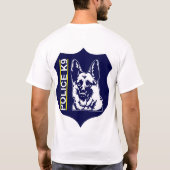 T-shirt de la police K9 (Dos)
