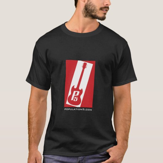 T-shirt de la population 5 - customisé (Devant)