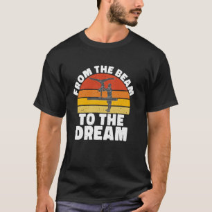 T-shirt De la poutre au rêve Entraîneur de gymnastique