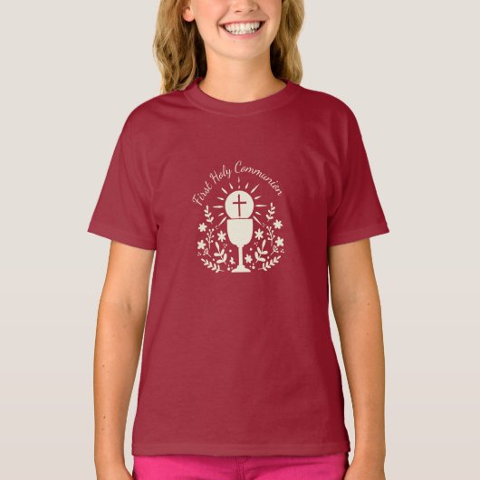 T-shirt de la première sainte communion (Devant)