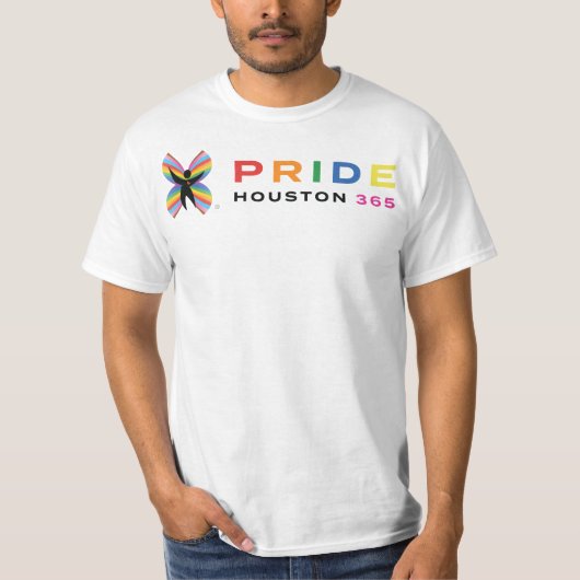 T-shirt de la Pride Hommes Houston 365 - Blanc (Devant)