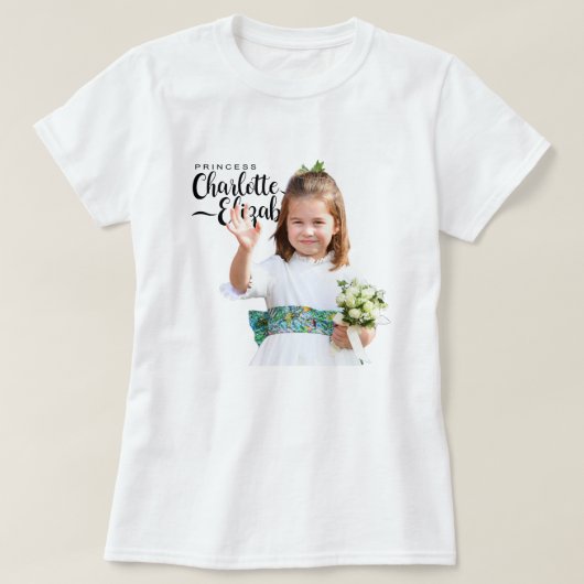 T-shirt de la princesse Charlotte Elizabeth 6e ann (Design devant)