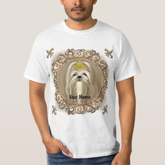 T-shirt de la princesse Maltese Chien (Devant)
