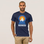 T-shirt de la randonnée Rainier Sunset (Devant entier)