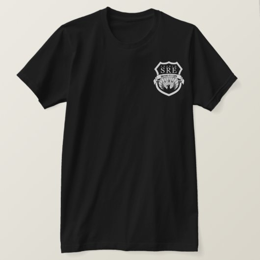T-shirt de la recherche SRE (Design devant)