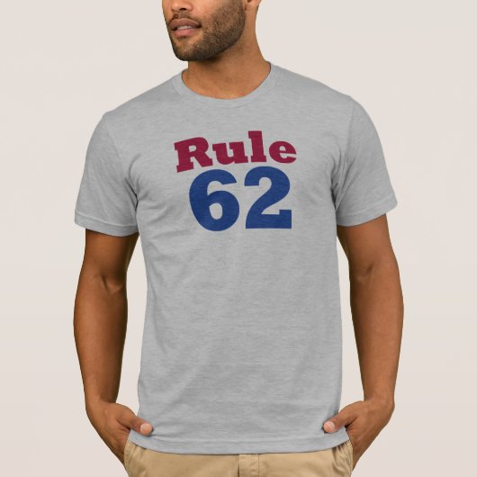 T-shirt de la règle 62 (Devant)