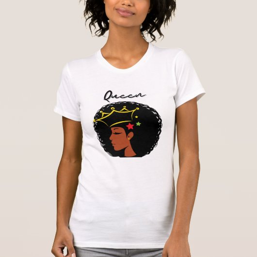 T-shirt de la reine africaine (Devant)