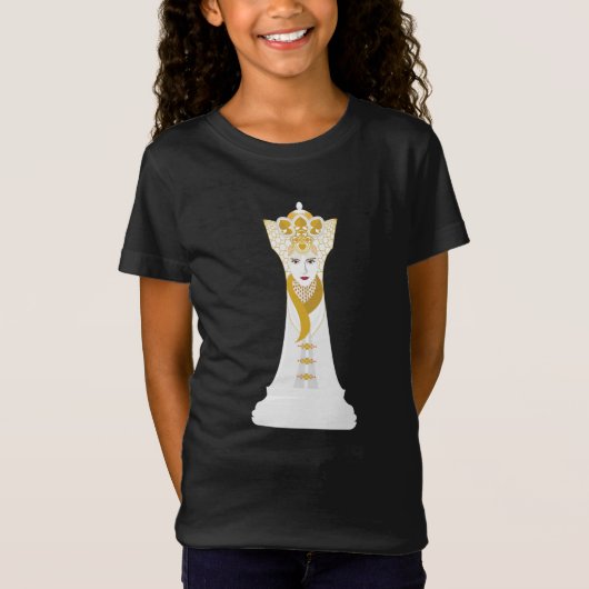 T-shirt de la reine blanche (Devant)