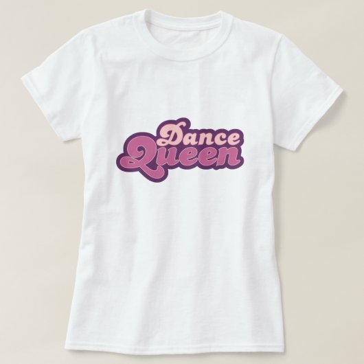 T-shirt de la reine de danse (Design devant)