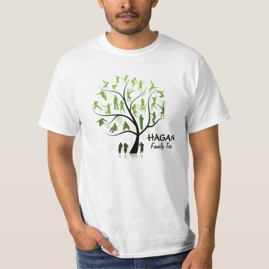 T-shirt de la Réunion de famille de Hagan de (Devant)