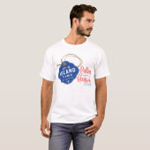 T-shirt de la Réunion des hommes (Devant entier)