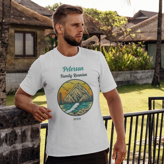 T-shirt de la réunion familiale de Mountain Lake R