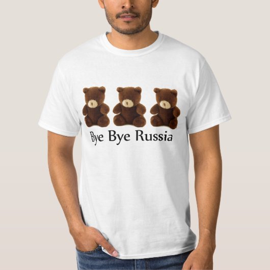 T-shirt de la Russie d'au revoir (Devant)