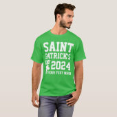 T-shirt de la Saint Patrick 2024 (Devant entier)