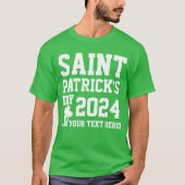 T-shirt de la Saint Patrick 2024 (Devant)