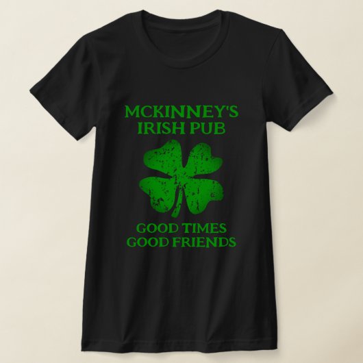T-shirt de la Saint Patrick en détresse pour les f (Poser)