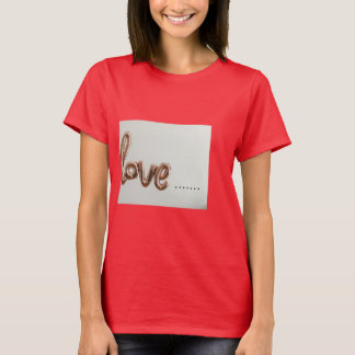 T-shirt de la Saint-Valentin des femmes rouges pro