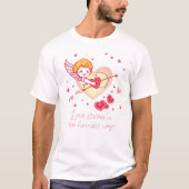 T-Shirt de la Saint-Valentin pour couples et célib (Devant)