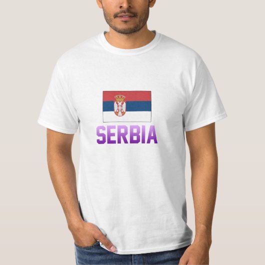 T-shirt de la Serbie (Devant)