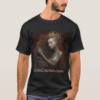 T-shirt de la sirène de lune par Juan Cabana 2024