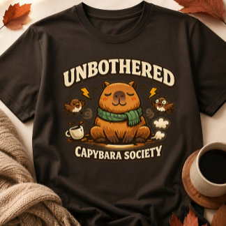 T-shirt de la société drôle et imperturbable de ca