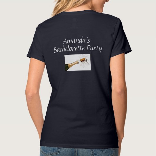 T-shirt de la soirée de bachelorette de Bridesmaid (Dos)