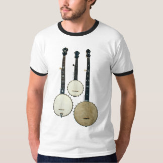 T-shirt de la sonnerie de 3 hommes de banjos