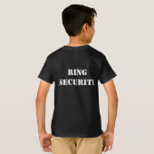 T-shirt de la sonnerie de sécurité pour enfants (Dos entier)