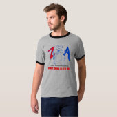 T-shirt de la sonnerie des hommes (Devant entier)