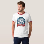 T-shirt de la sonnerie des hommes Democratic de (Devant entier)