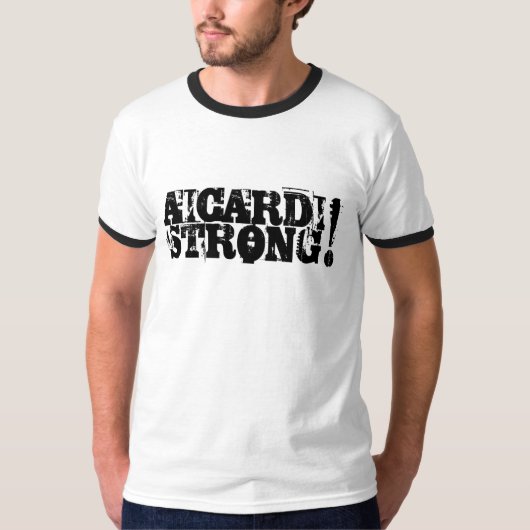 T-shirt de la sonnerie d'hommes forts d'Aicardi ! (Devant)