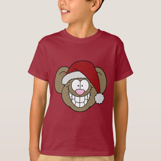 T-shirt de la souris père Noël (Devant)