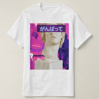 T-shirt de la statue de kawai japonaise Vaporwave