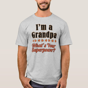 T-shirt de la superpuissance de grand-papa