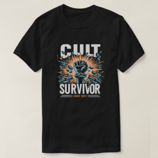 T-shirt de la survivante du culte | Liberté | Reli